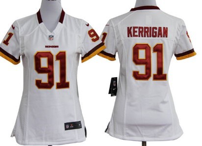 Nike Womens Team Nike Jerseys Washington Redskins 91 Ryan Kerrigan White Game